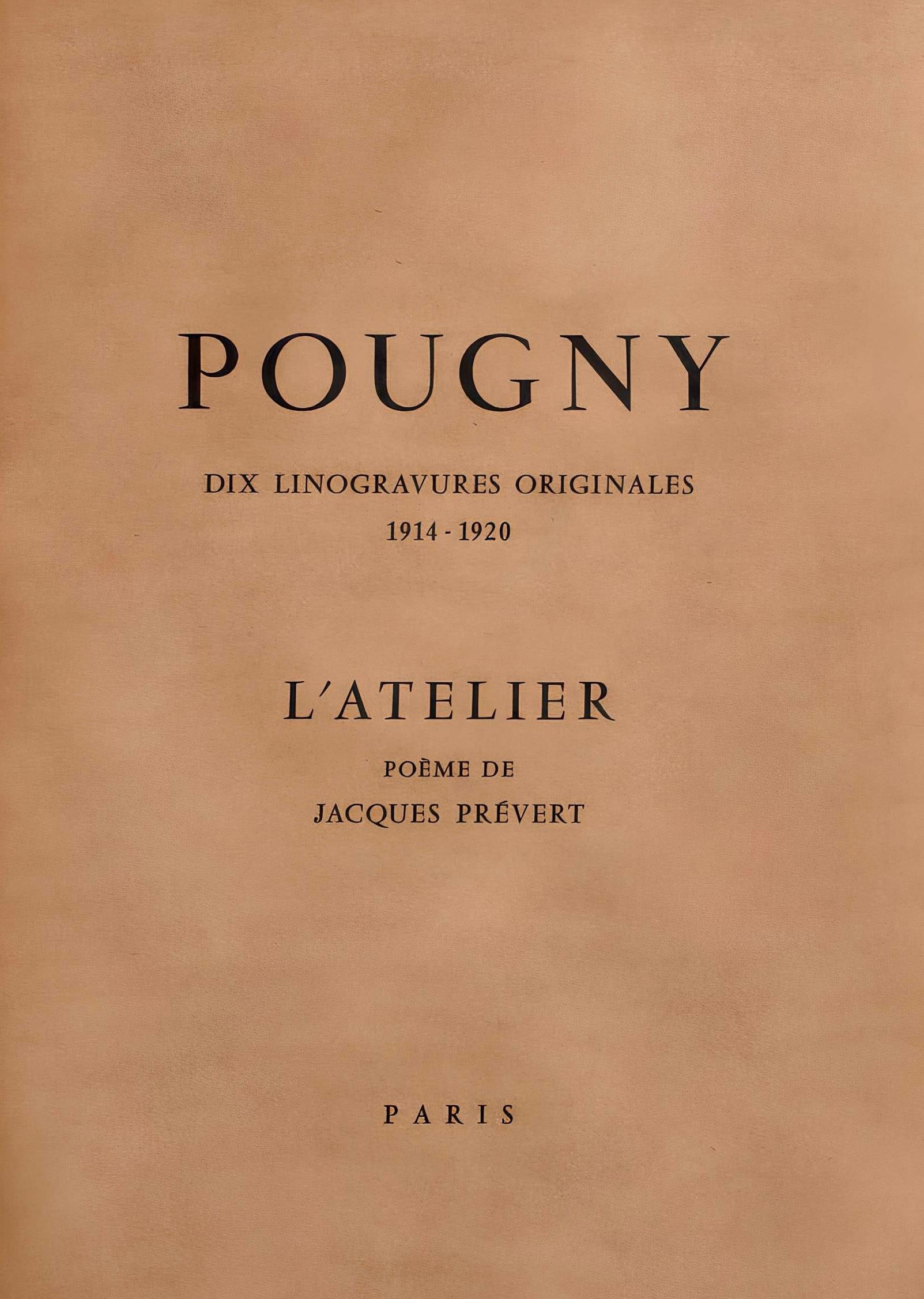 Pougny, Composition, Pougny, dix linogravures originales, 1914-1920 (after) For Sale 1