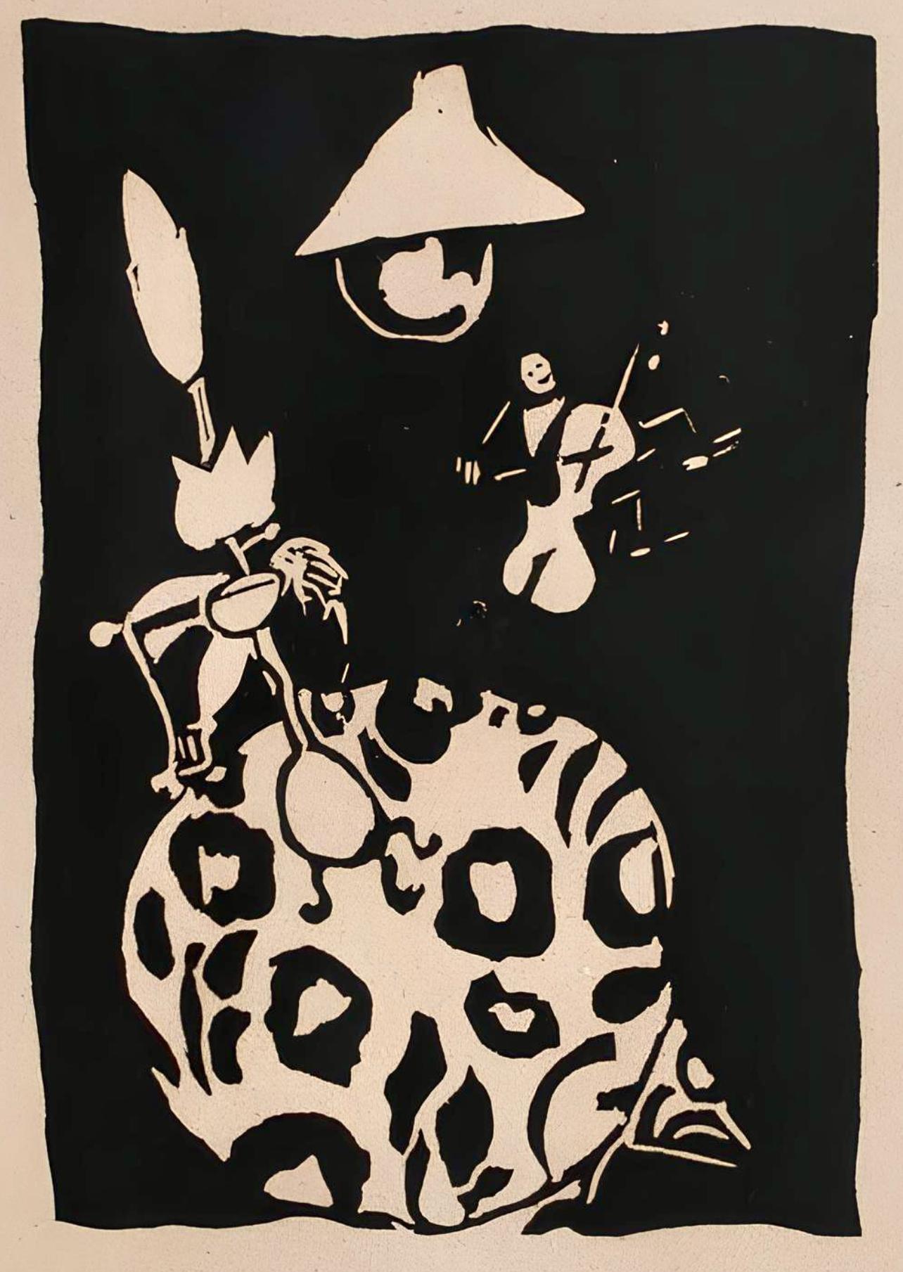 Pougny, Composizione, Pougny, DIX linogravures originales, 1914-1920 (dopo)