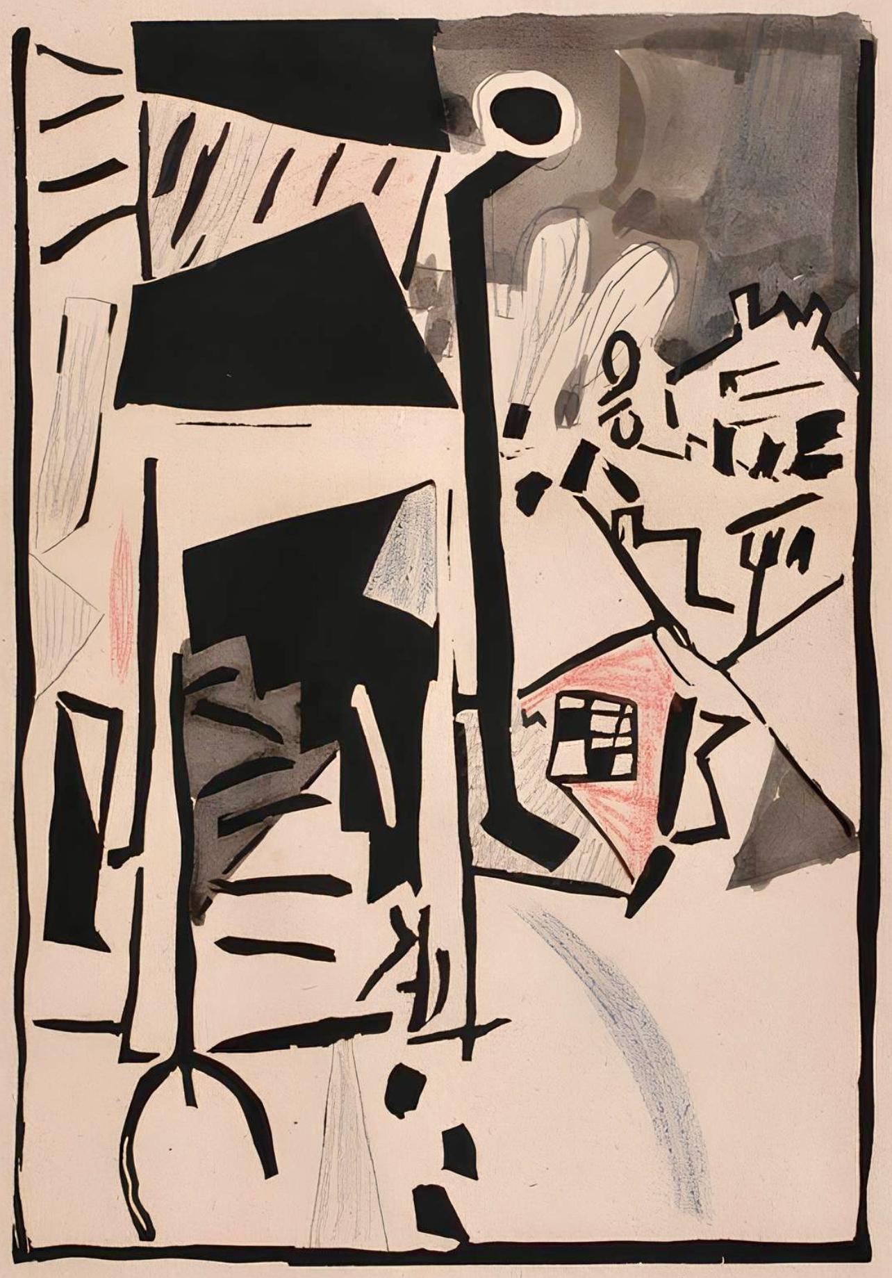 Pougny, Komposition, Pougny, dix linogravures originales, 1914-1920 (nach)