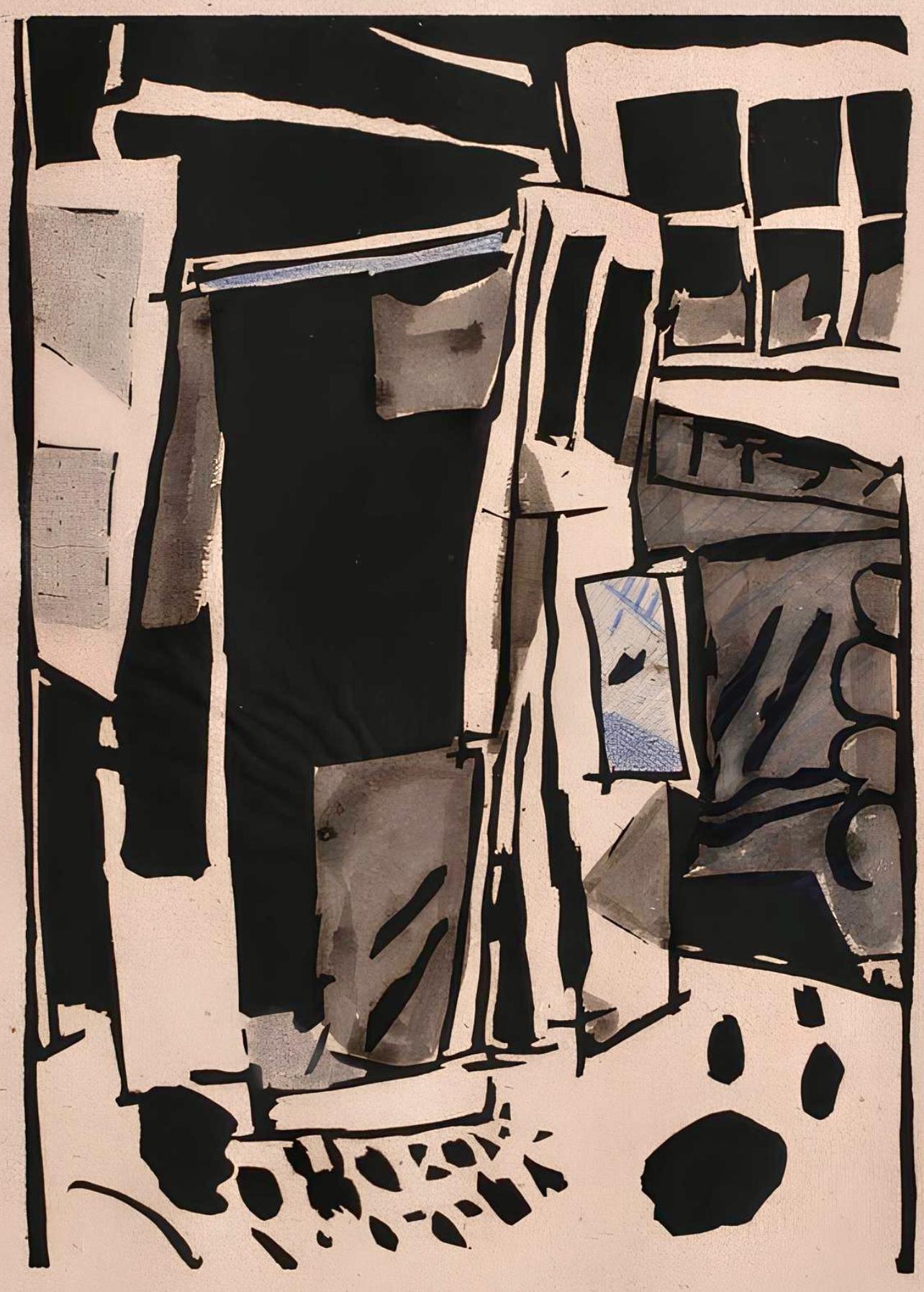 ugny, Composition, Pougny, linogravures originales au dix, 1914-1920 (après)