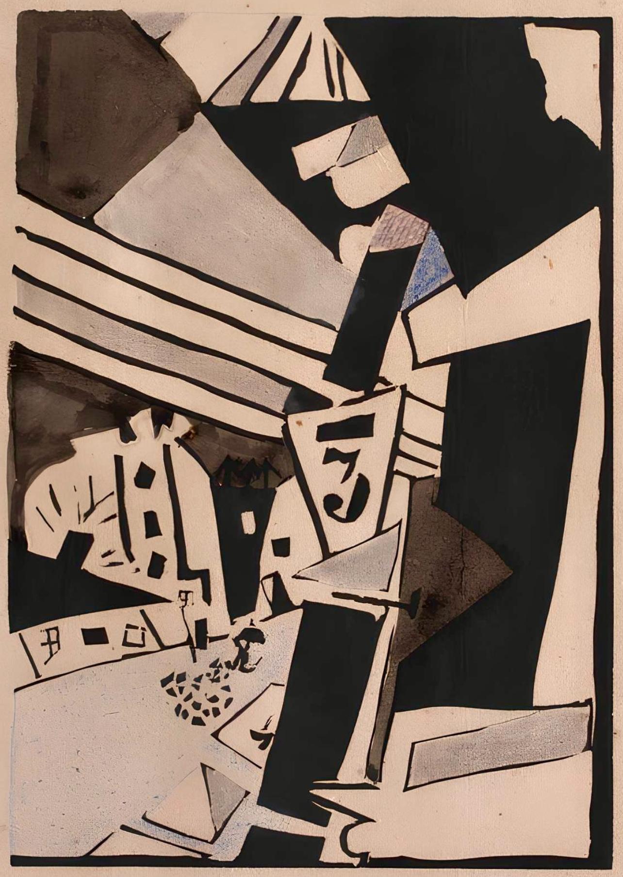 Pougny, Komposition, Pougny, dix linogravures originales, 1914-1920 (nach)