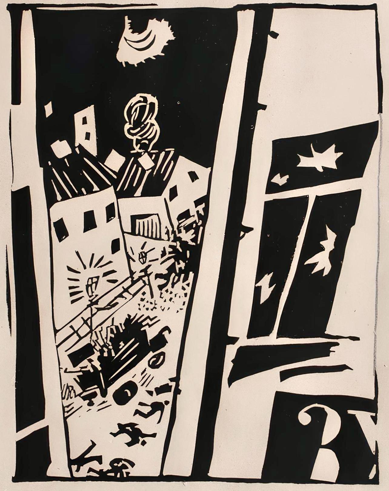 Pougny, Komposition, Pougny, dix linogravures originales, 1914-1920 (nach)