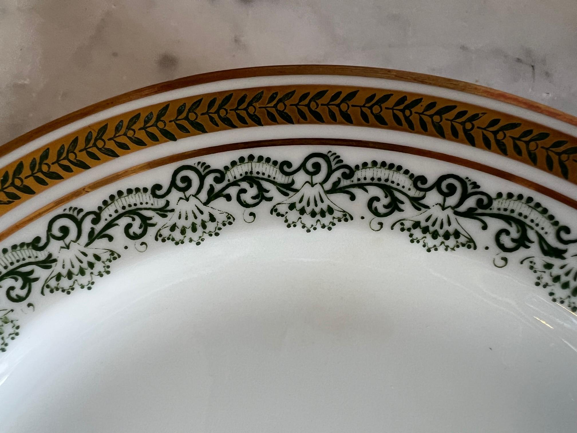 Cast Jean Pouyat Limoges Salad / Dessert Plates-Set of 8, circa 1890s