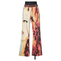 Jeans bedruckt mit einem Gesicht Just Cavalli