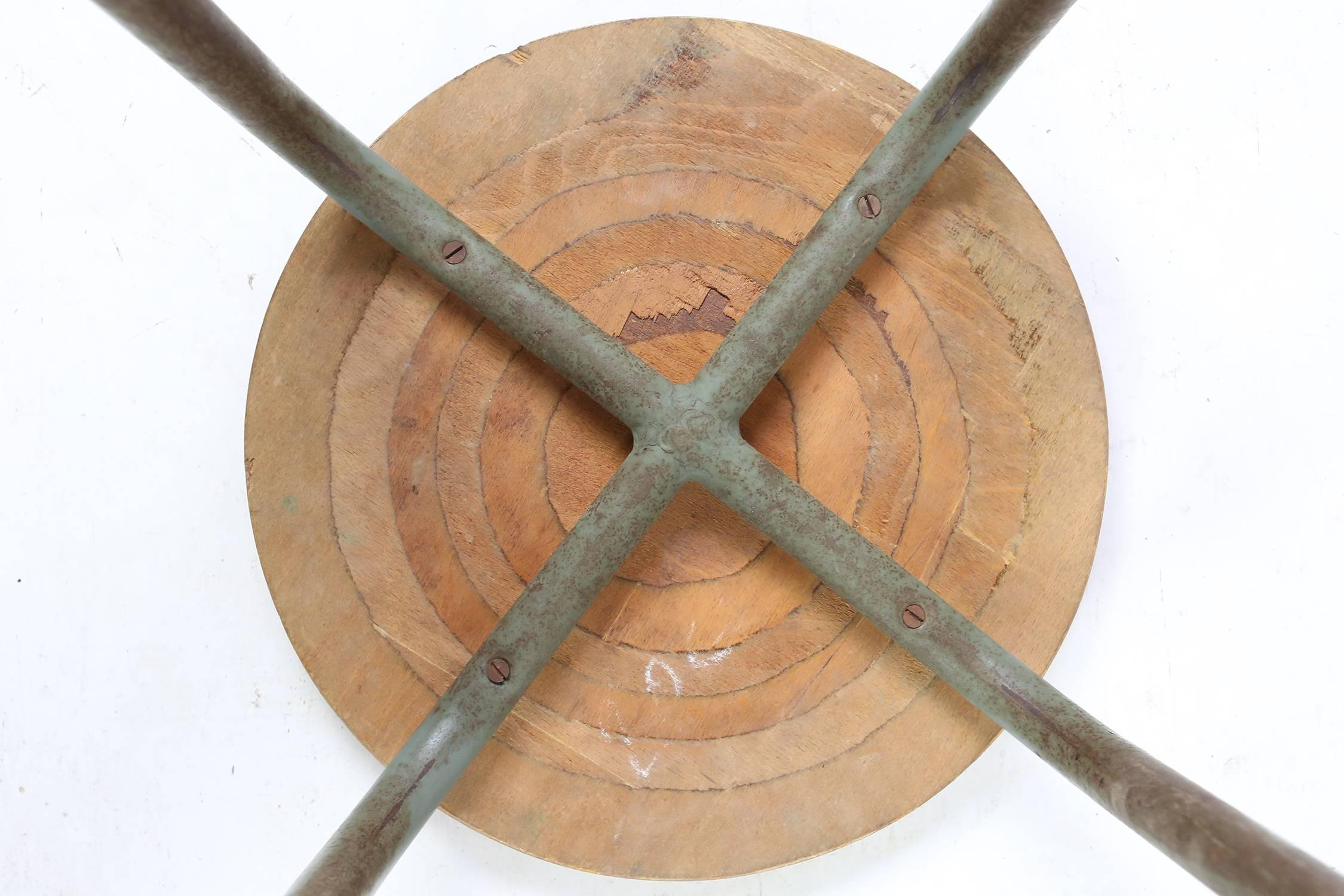 Mid-20th Century Jean Prouvé for Ateliers Prouvé Stool, circa 1950