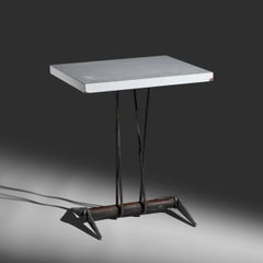 Jean Prouvé Aérodrome table for the Doncourt-lès-Conflans Aeroclub France, 1938