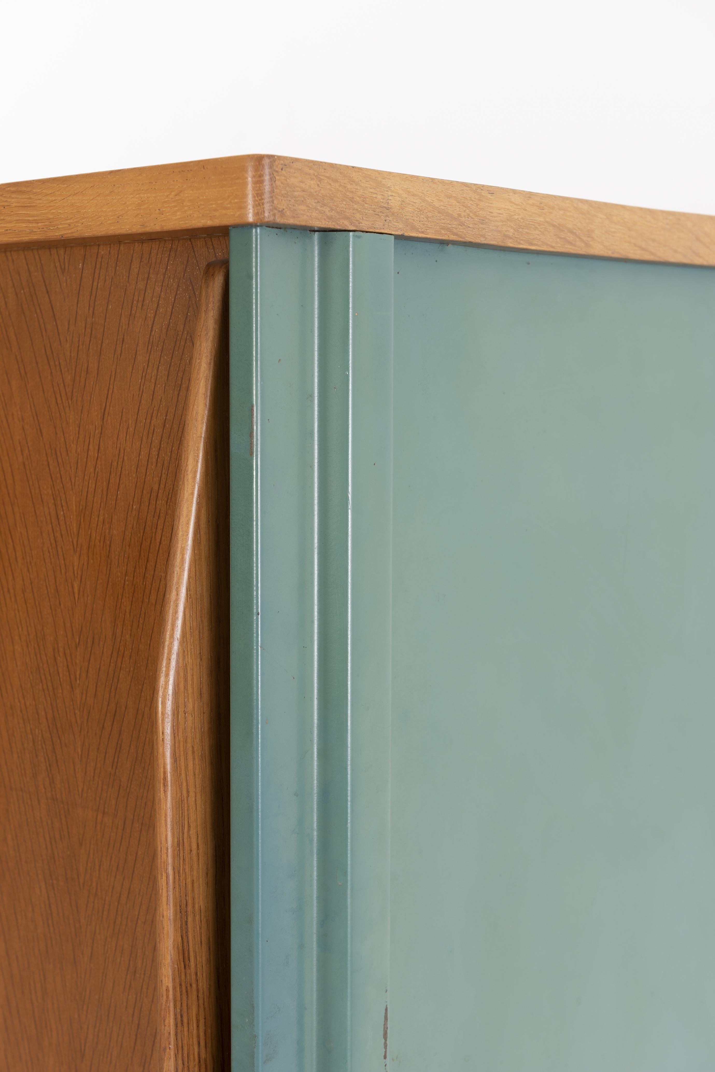 French Jean Prouvé, AG 11 Wardrobe, Variant, 1945-1947