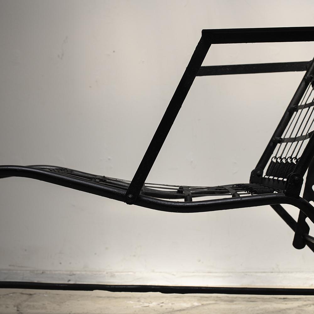 Jean Prouvé and Jules Leleu Reclining Chaise Longues, 1930s In Good Condition In Tokyo, Tokyo