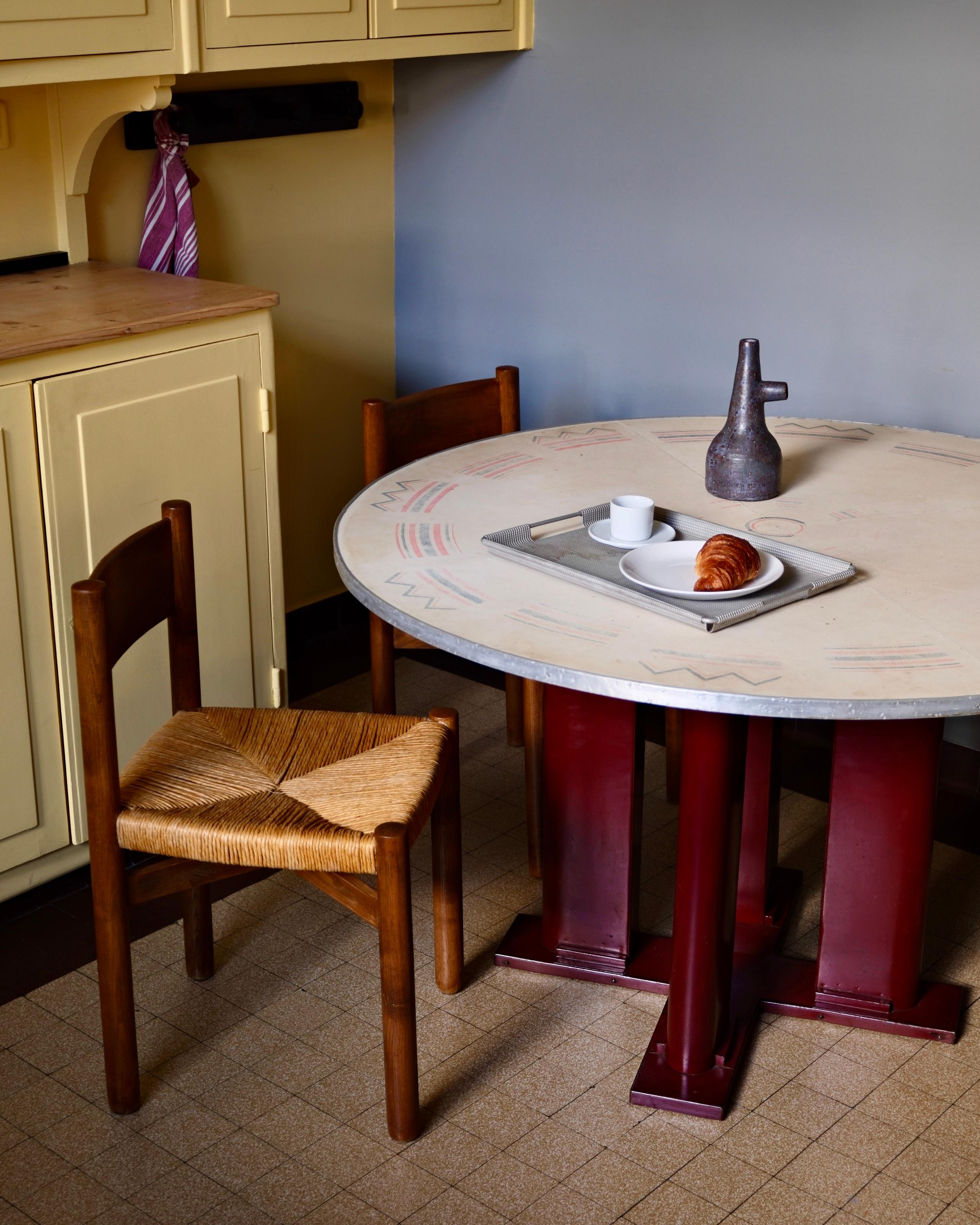 Mesa Jean Prouve y Jules Leleu, 1934 Acero en venta