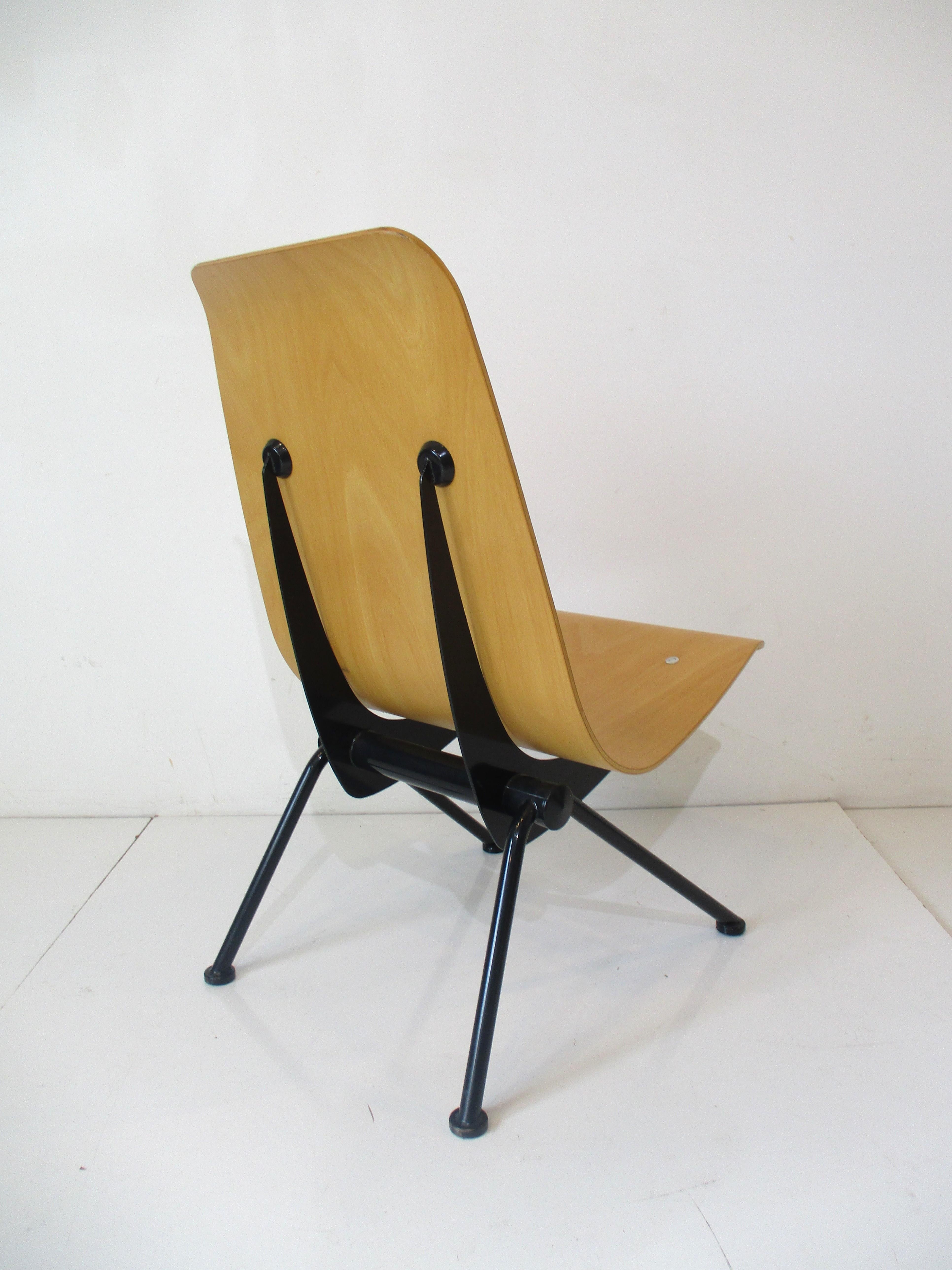 Jean Prouve Antony Chair from the Limited Edition Vitra Collection In Good Condition In Cincinnati, OH