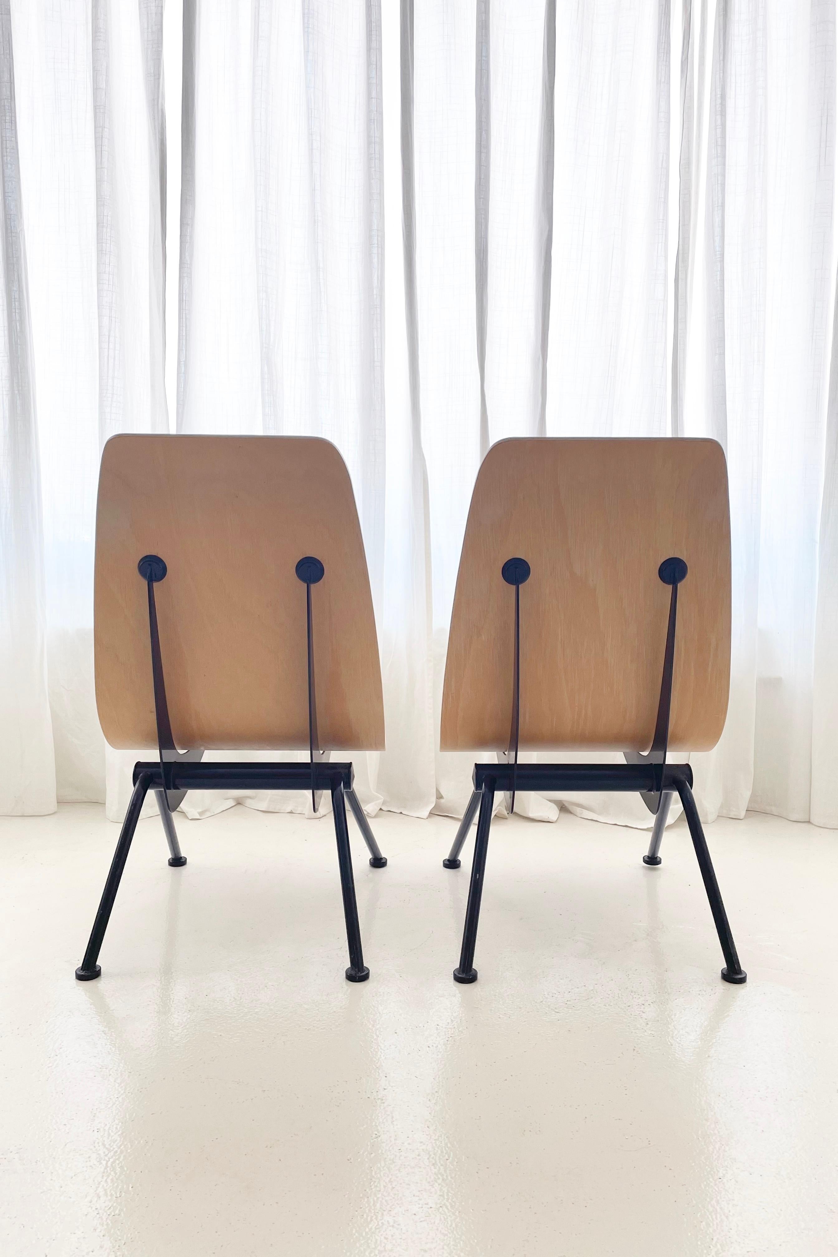 American Jean Prouvé Antony Chairs, 2002 Vitra edition. with original tags, Set of 2