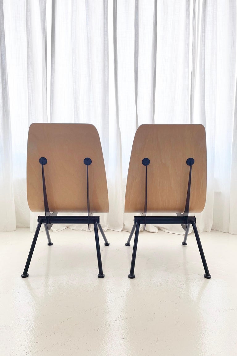 Jean Prouvé Antony Chairs, 2002 Vitra edition. with original tags