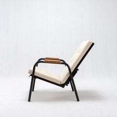 Jean Prouvé Armchair with Reclining System - France, circa 1950