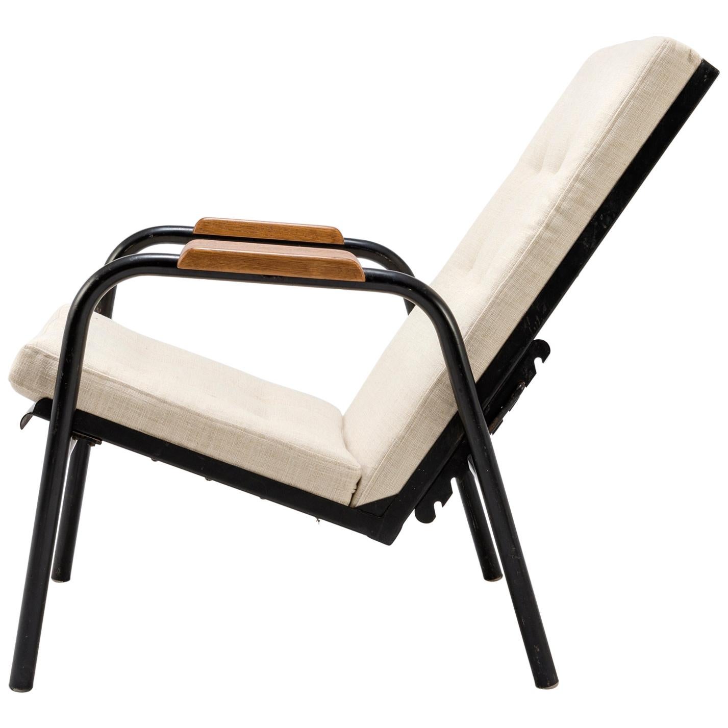 Jean Prouvé Armchair with Reclining System - France, circa 1950