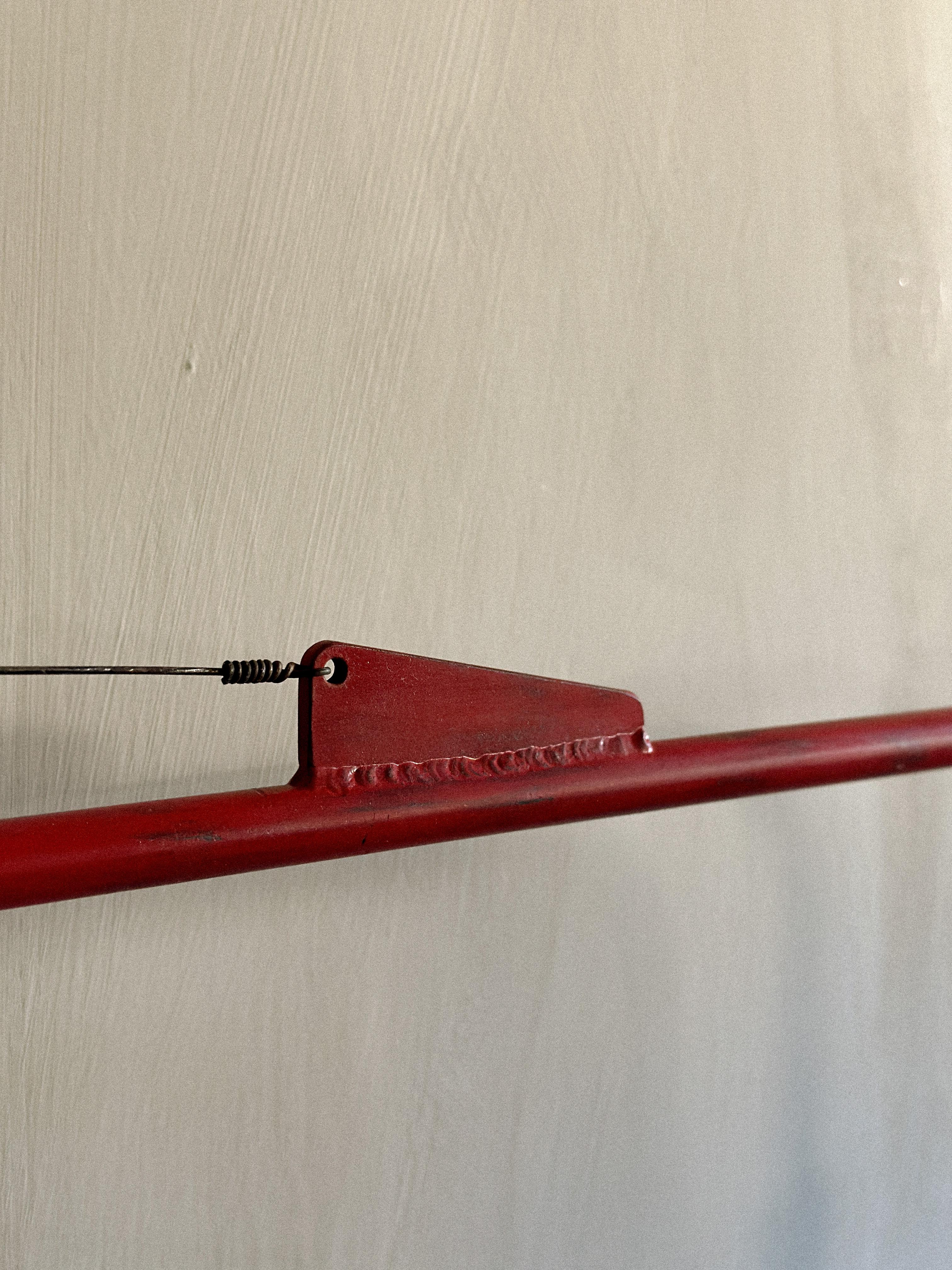 Jean Prouvé (attr.) Swing-Jib Lamp, France, c. 1950s  In Good Condition In Hønefoss, 30