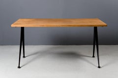 Jean Prouvé Black Compas Desk, 1950s