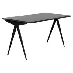 Antique Jean Prouvé, Cafétéria n°512 Table, a.k.a "Compas" Table, circa 1950