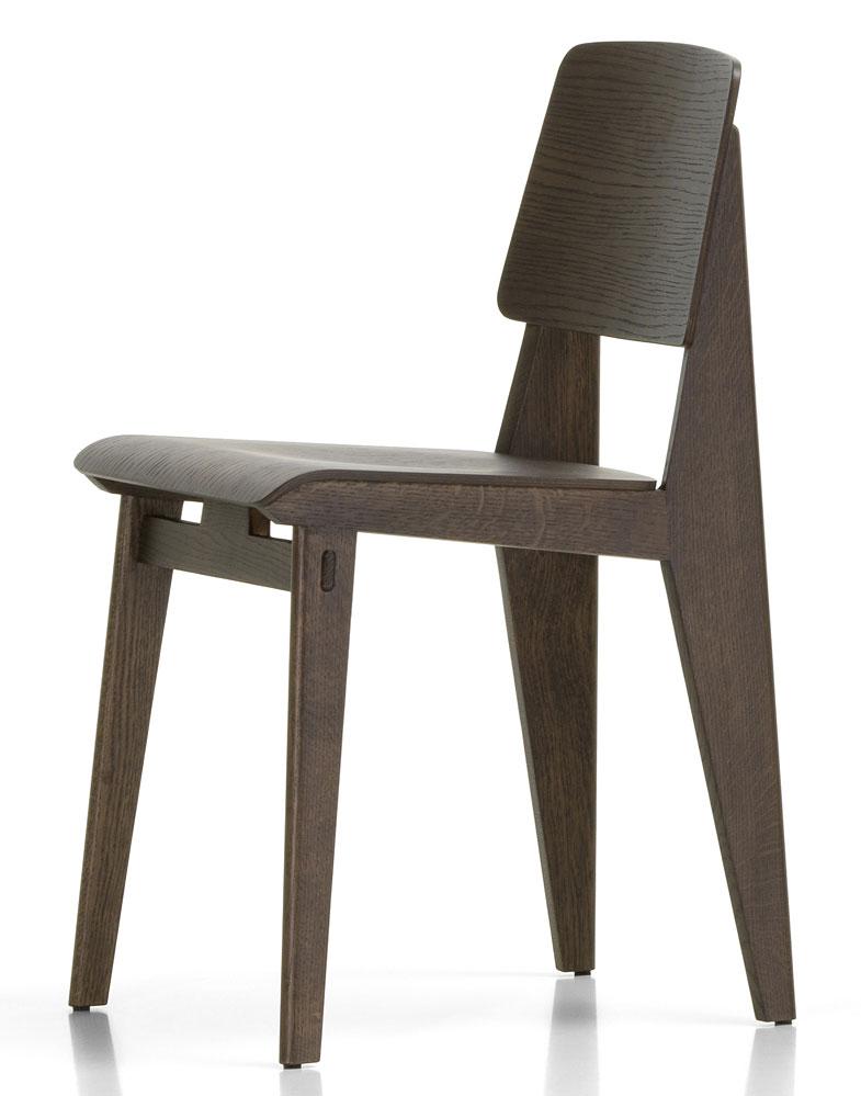 Jean Prouvé 'Chaise Tout Bois' Chair in Natural Oak for Vitra 5