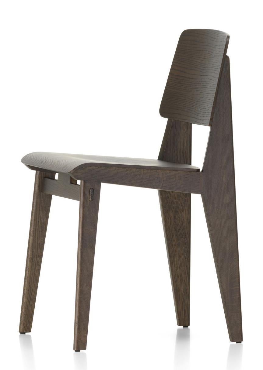 Jean Prouvé 'Chaise Tout Bois' Chair in Natural Oak for Vitra 6