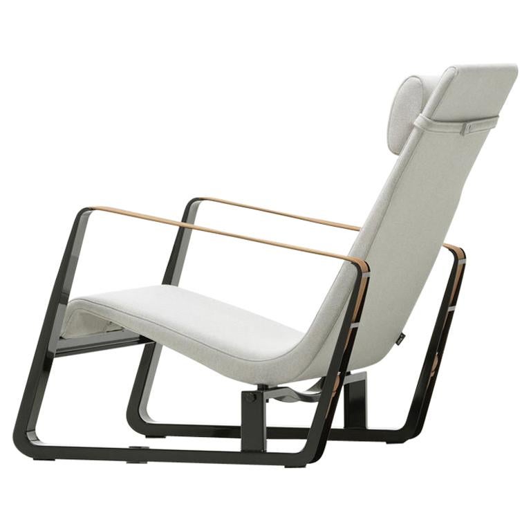 Vitra Fauteuil De Salon Armchair in Beige with Ecru Base by Jean Prouvé