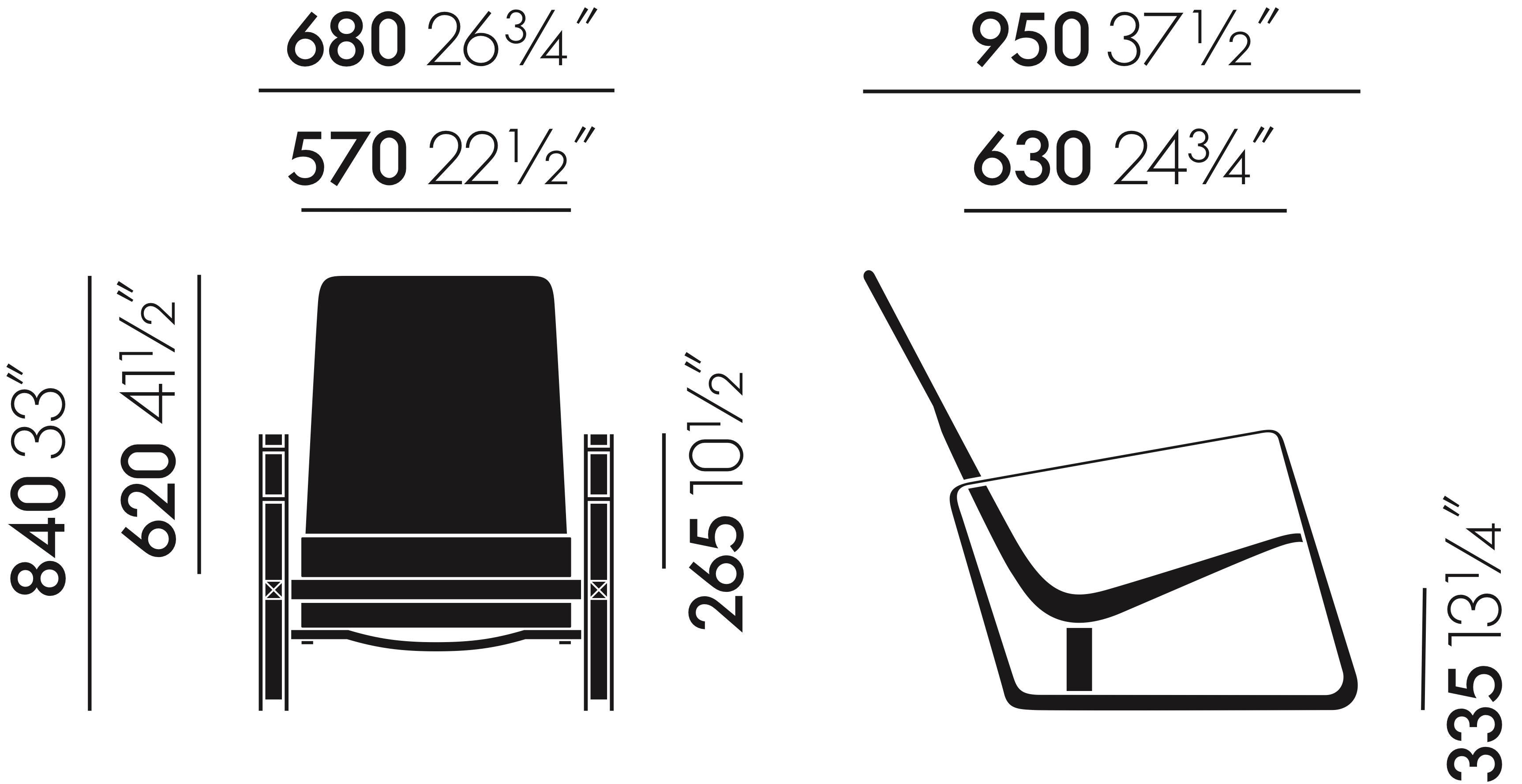 Jean Prouvé Cité Chair in Black for Vitra 6