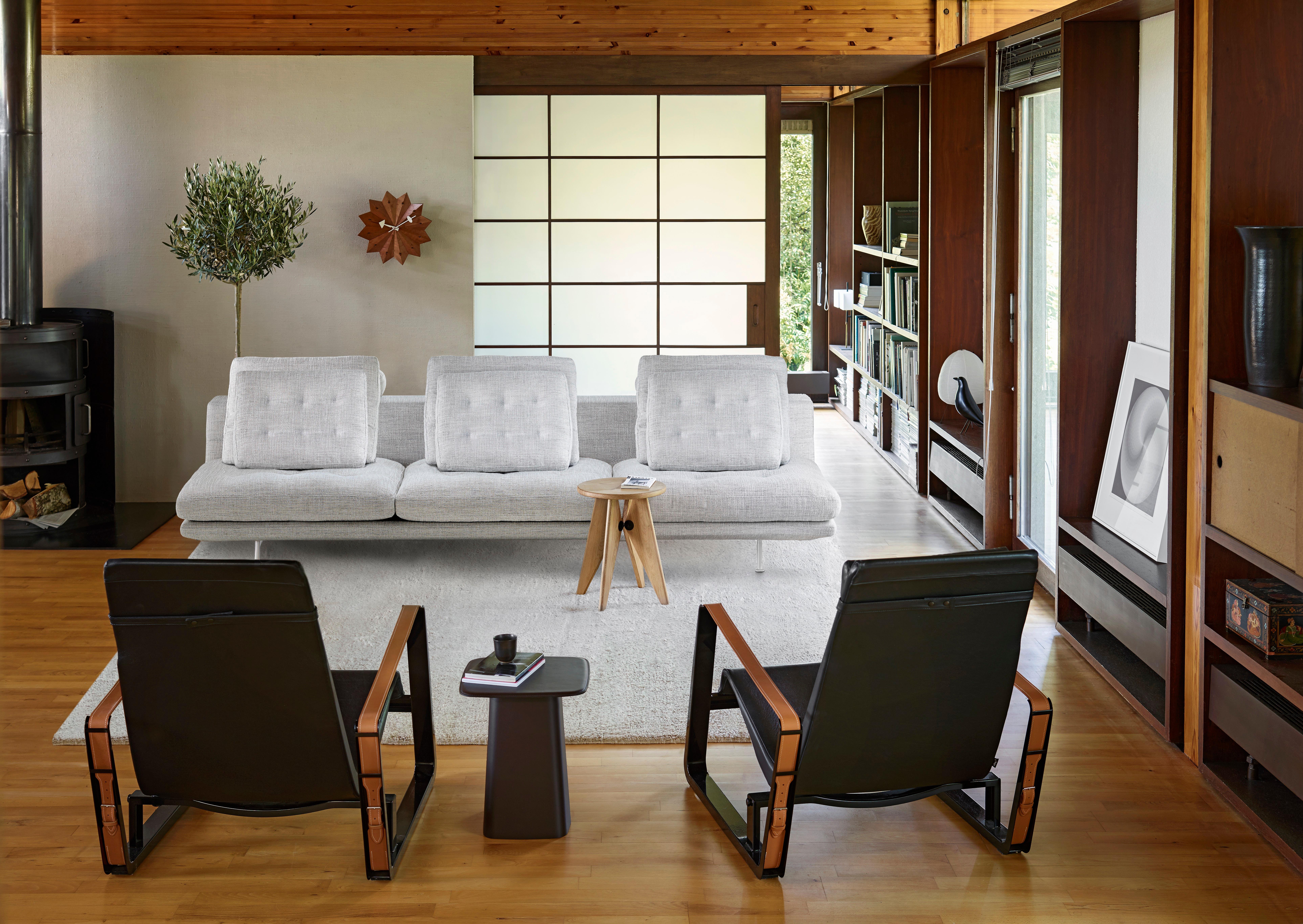 French Jean Prouvé Cité Chair in Black for Vitra