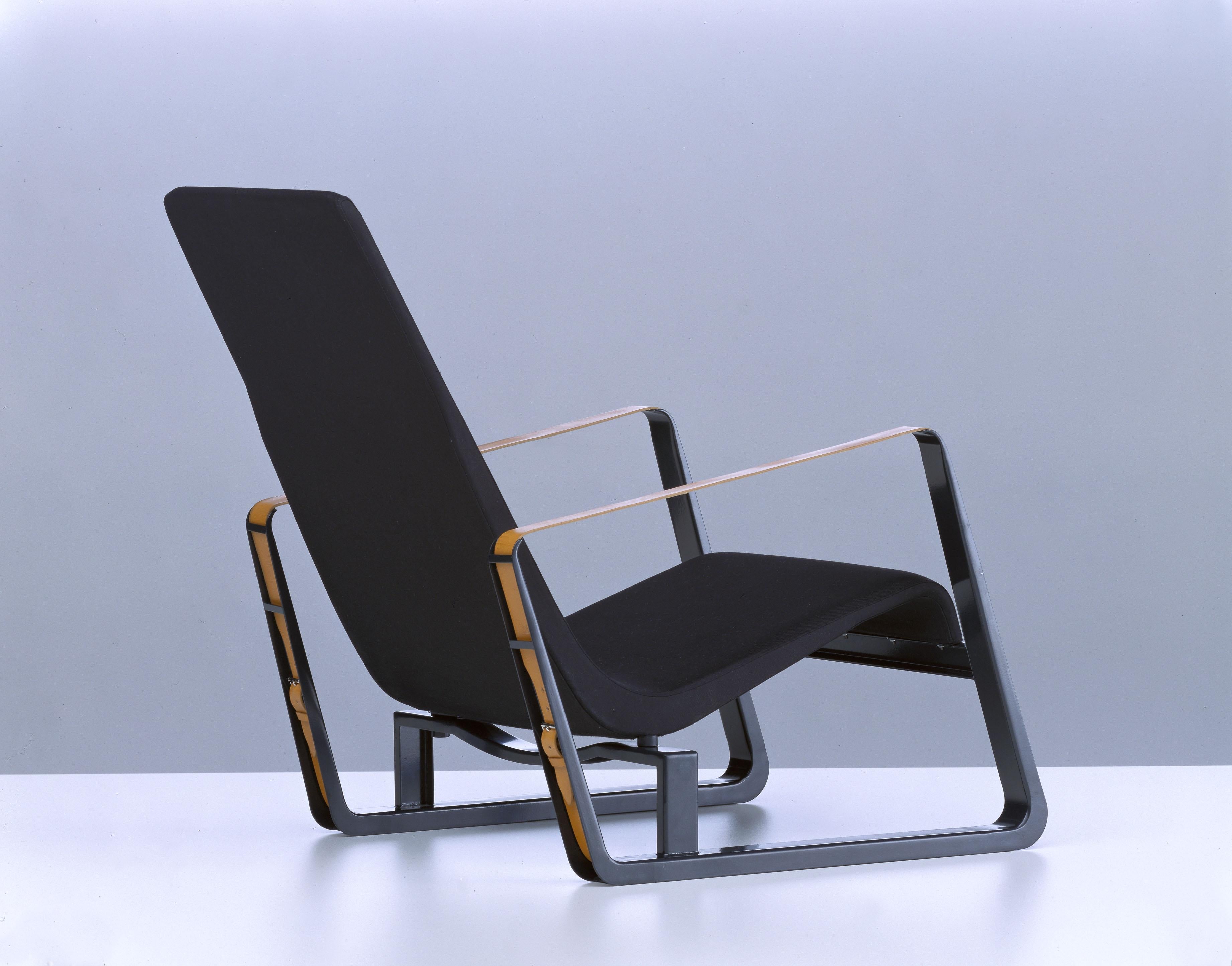 Jean Prouvé Cité Chair in Black for Vitra In Excellent Condition In Glendale, CA