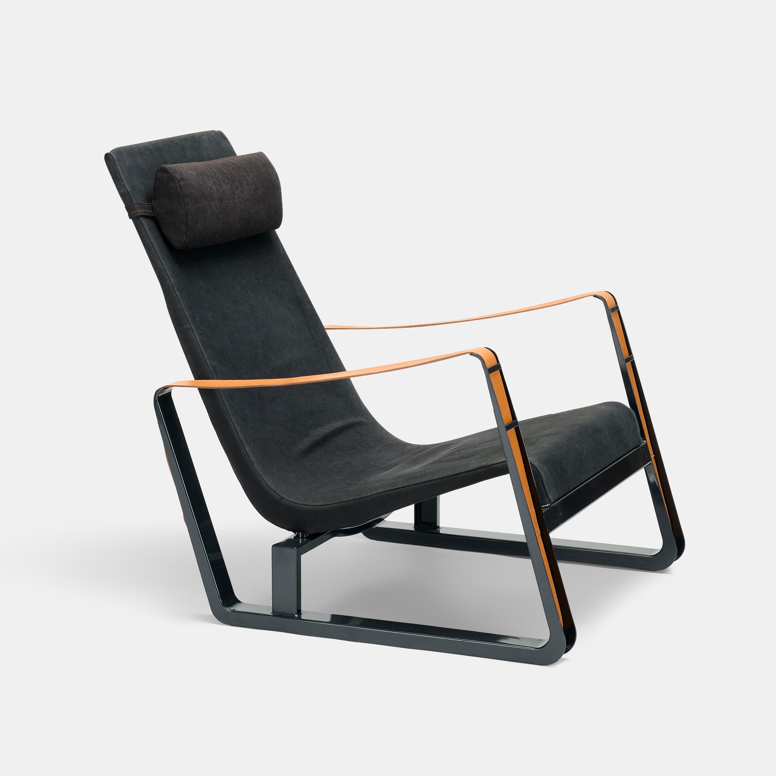 Jean Prouve “Cite” lounge chair for Vitra Germany In Good Condition For Sale In Skokie, IL