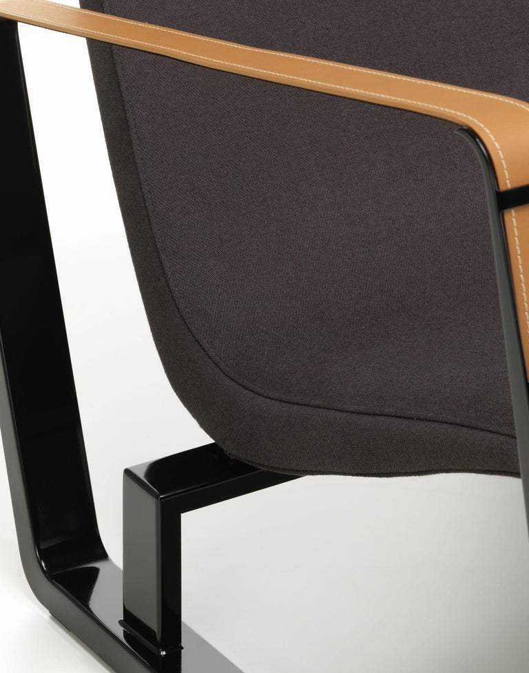 Jean Prouvé Cité Lounge Chair in Black for Vitra For Sale at 1stDibs