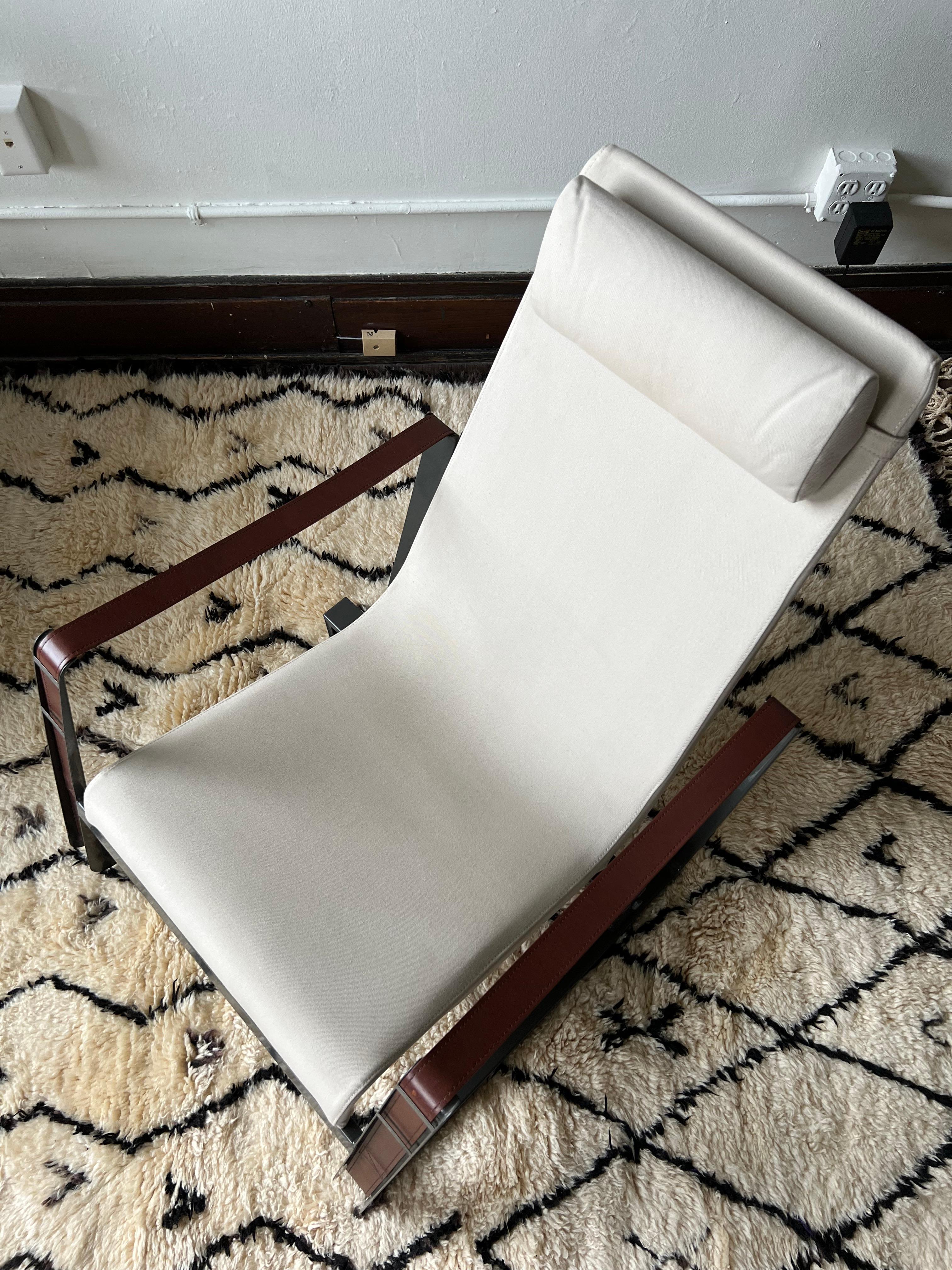 Mid-Century Modern Jean Prouvé Cite Lounge Chair (Prouvé RAW Edition) by G Star Raw and Vitra For Sale
