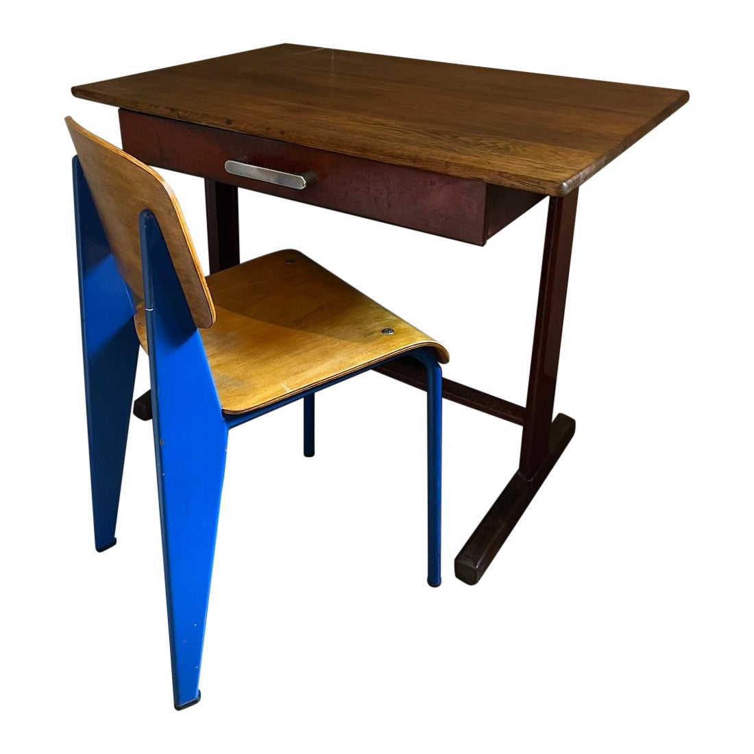 Jean Prouvé Cité model table n°20 For Sale