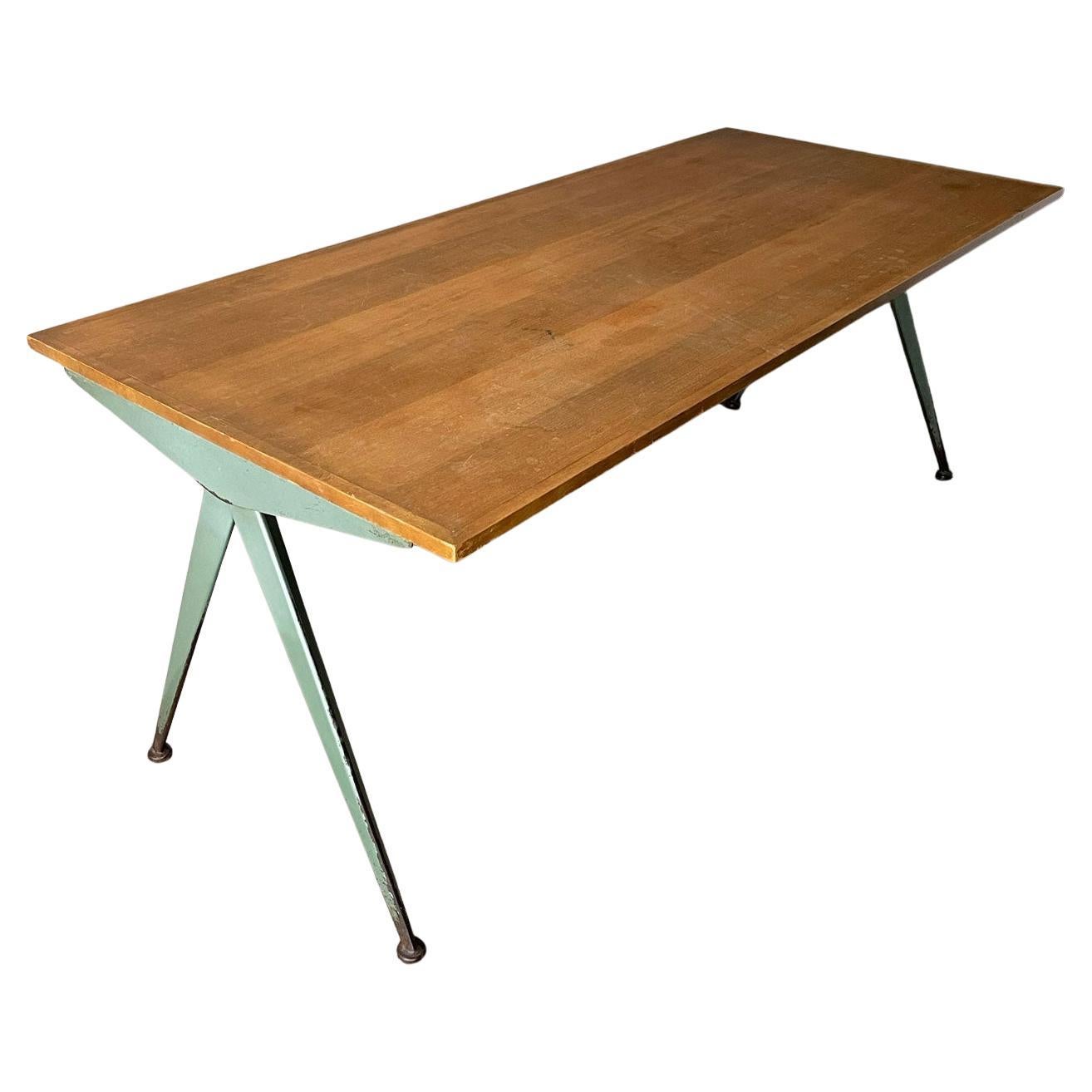 Table Cafétéria 'Compas' de Jean Prouvé, Model No. 512 en vente
