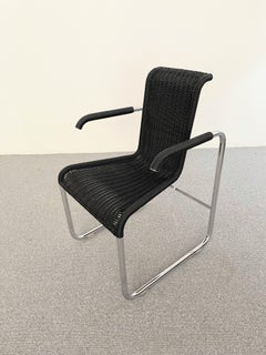 Jean Prouvé D20 Wicker Chair for Tecta Germany, 1980s