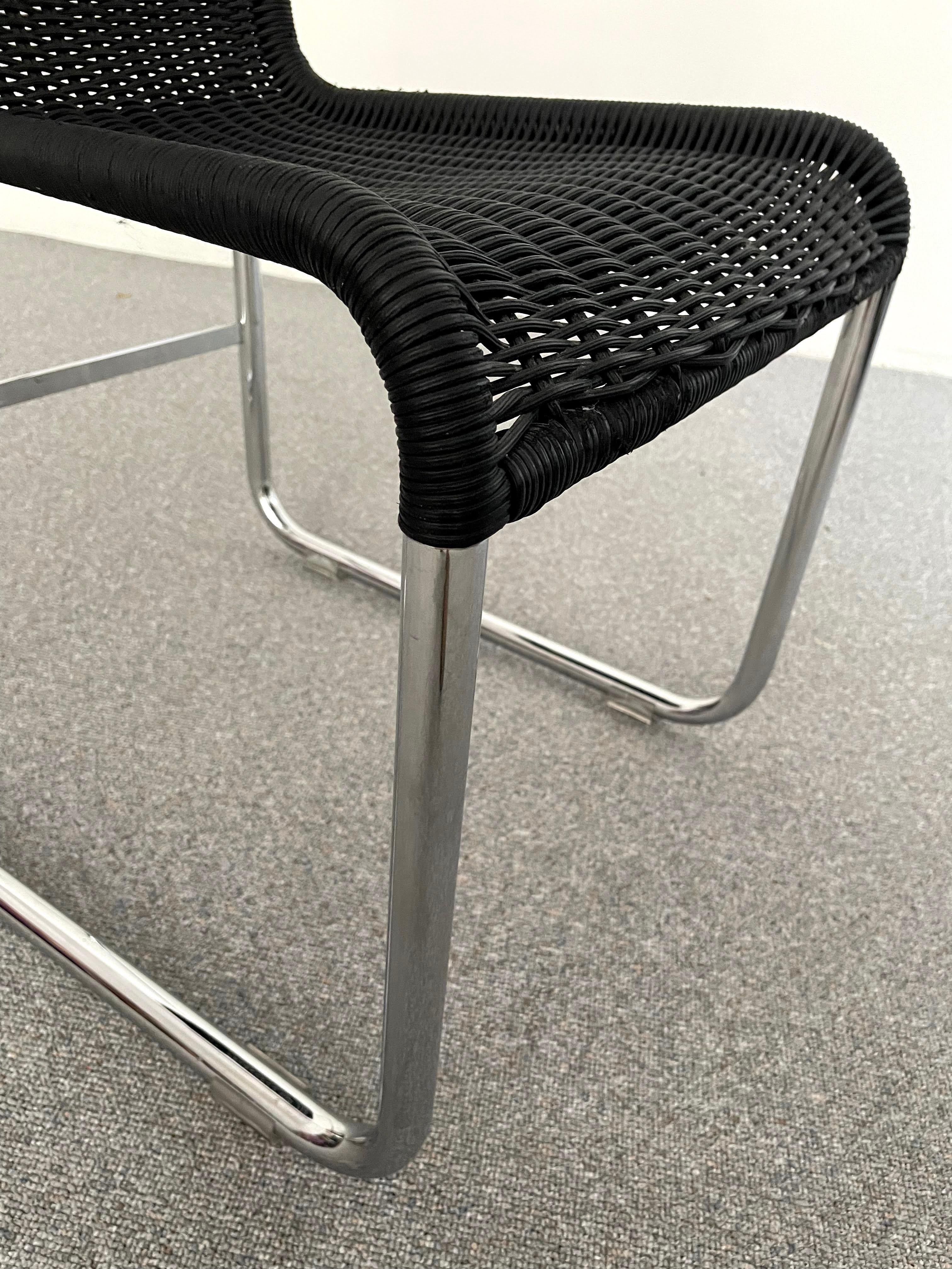 Jean Prouvé D20 Wicker Chair for Tecta Germany, 1980s 4