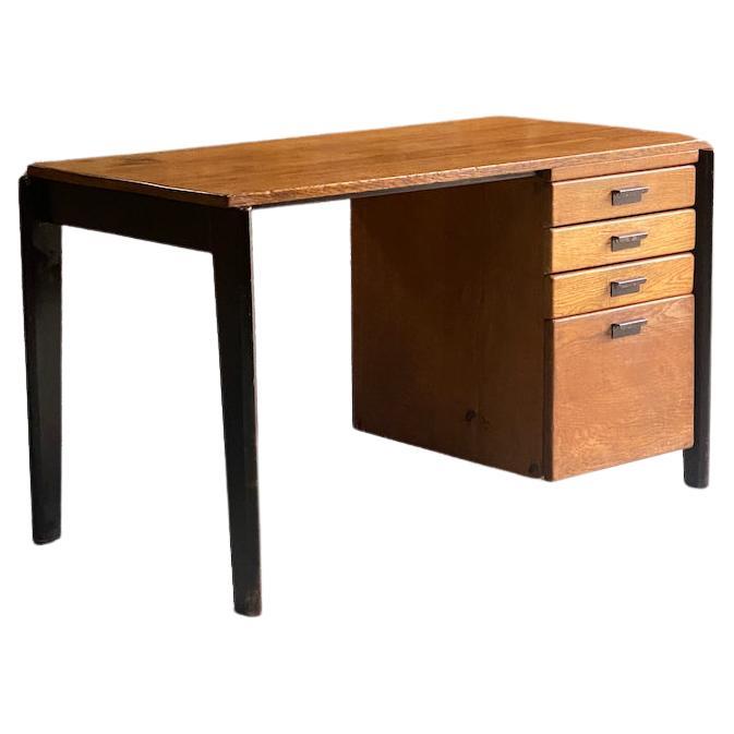 Jean Prouvé Dactylo Desk No. BD 41, Circa 1948 For Sale