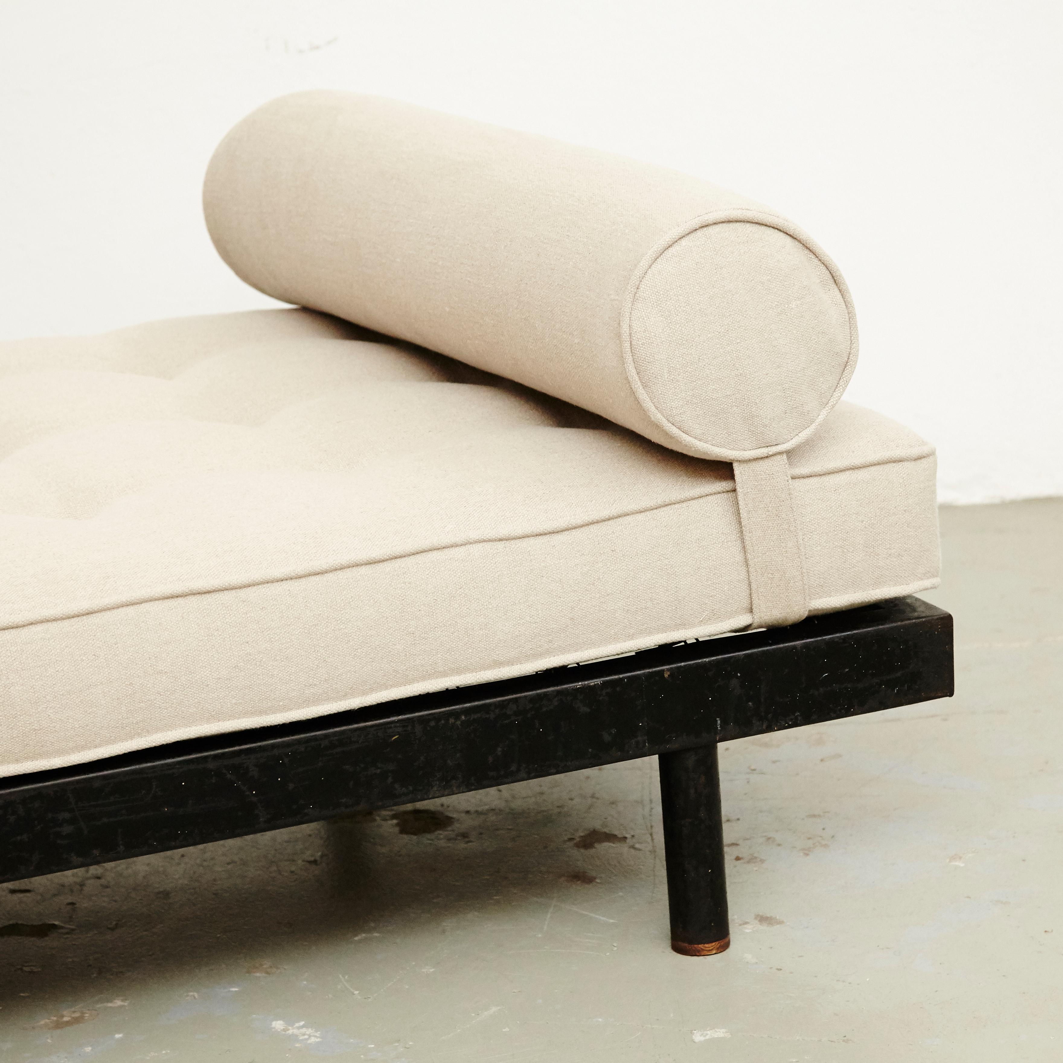 Jean Prouve Daybed in Black Metal, circa 1950 2