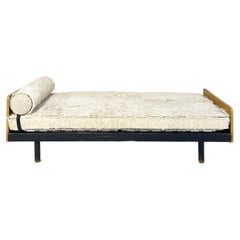 Jean Prouvé Daybed with Custom Cushion in Brazilian Cowhide