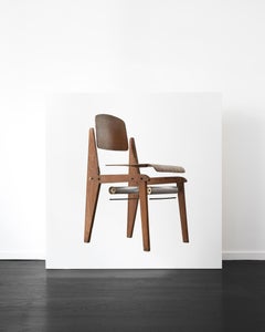 Jean Prouve 'Demountable' Wood Chair Model cb 22 c. 1950