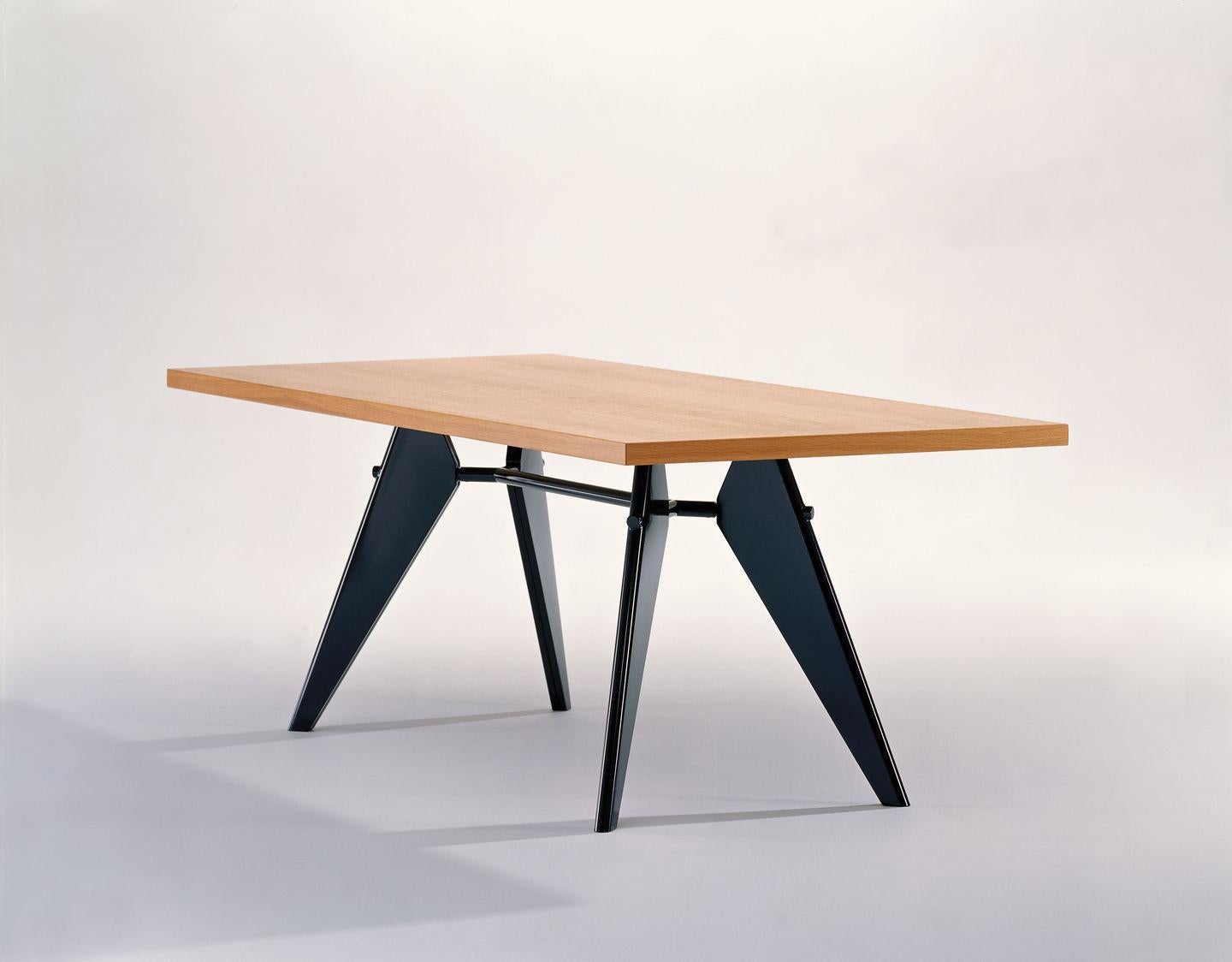 Jean Prouvé EM Table in HPL and Steel by Vitra  4