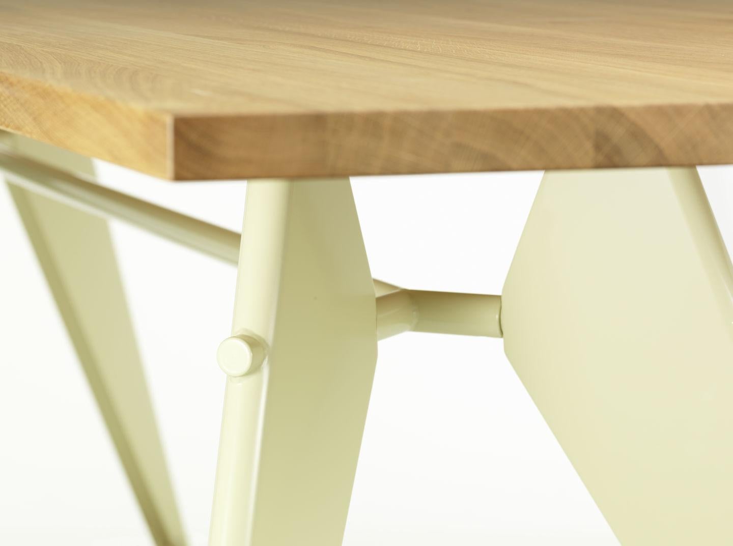 Contemporary Jean Prouvé EM Table in HPL and Steel by Vitra 