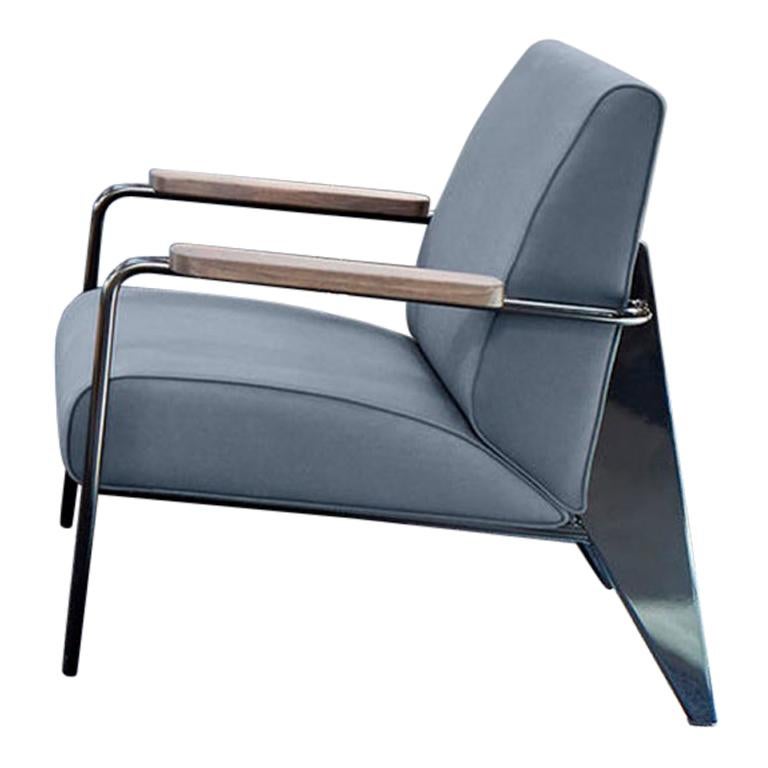 Jean Prouvé Fauteuil de Salon Armchair in Fabirc by Vitra