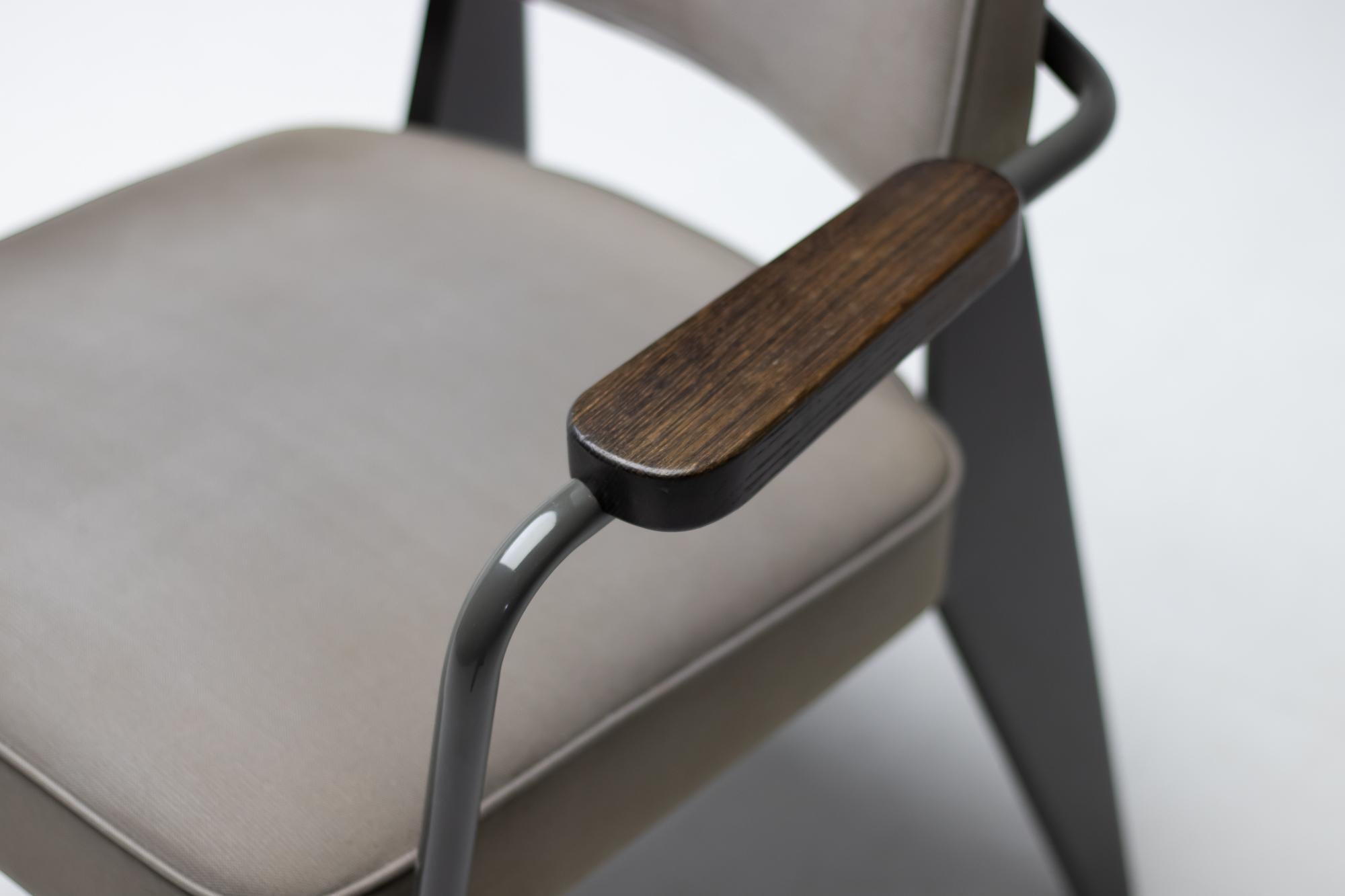 French Jean Prouvé Fauteuil Direction 