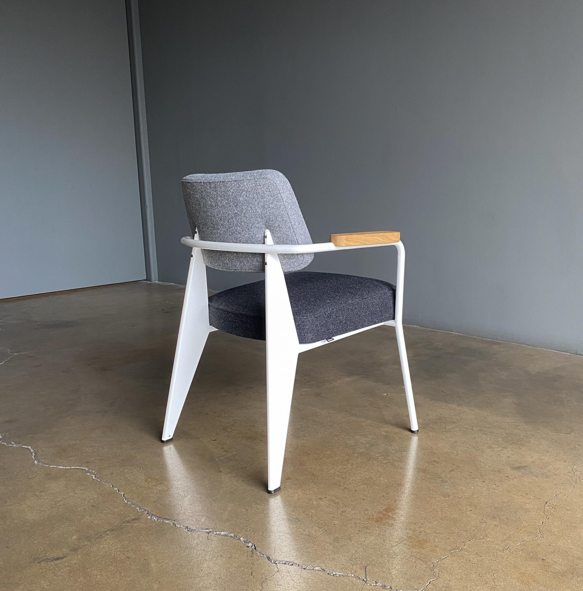 Mid-Century Modern Jean Prouvé Fauteuil Direction Armchair by Vitra, 2019