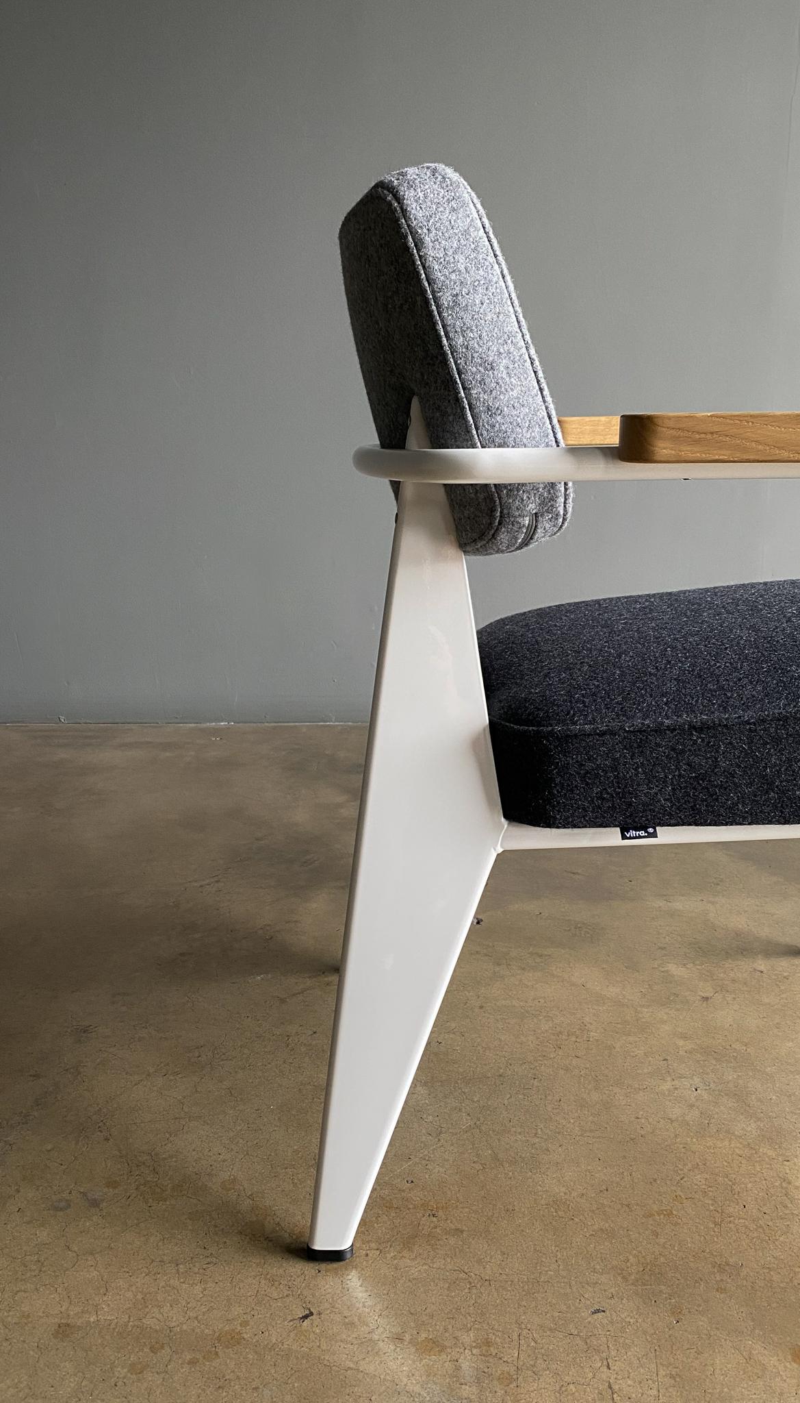 German Jean Prouvé Fauteuil Direction Armchair by Vitra, 2019