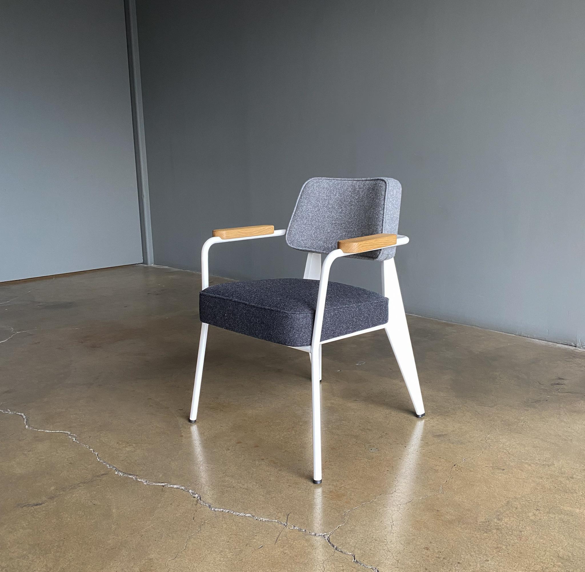 Contemporary Jean Prouvé Fauteuil Direction Armchair by Vitra, 2019