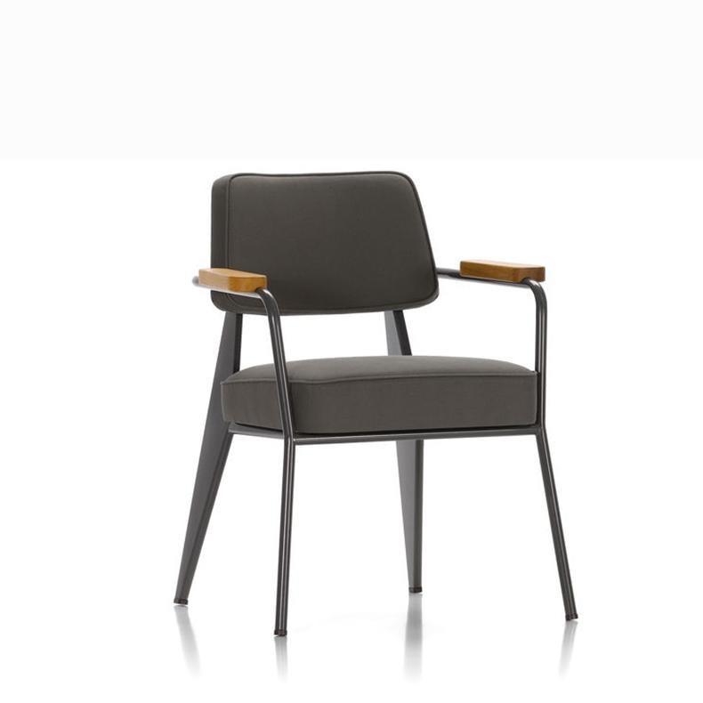 Mid-Century Modern Jean Prouvé Fauteuil Direction Chair by Vitra
