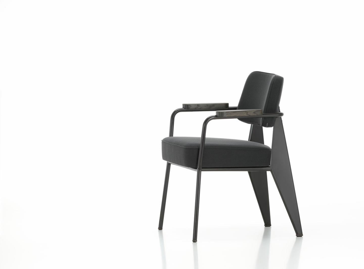 Swiss Jean Prouvé Fauteuil Direction Chair by Vitra
