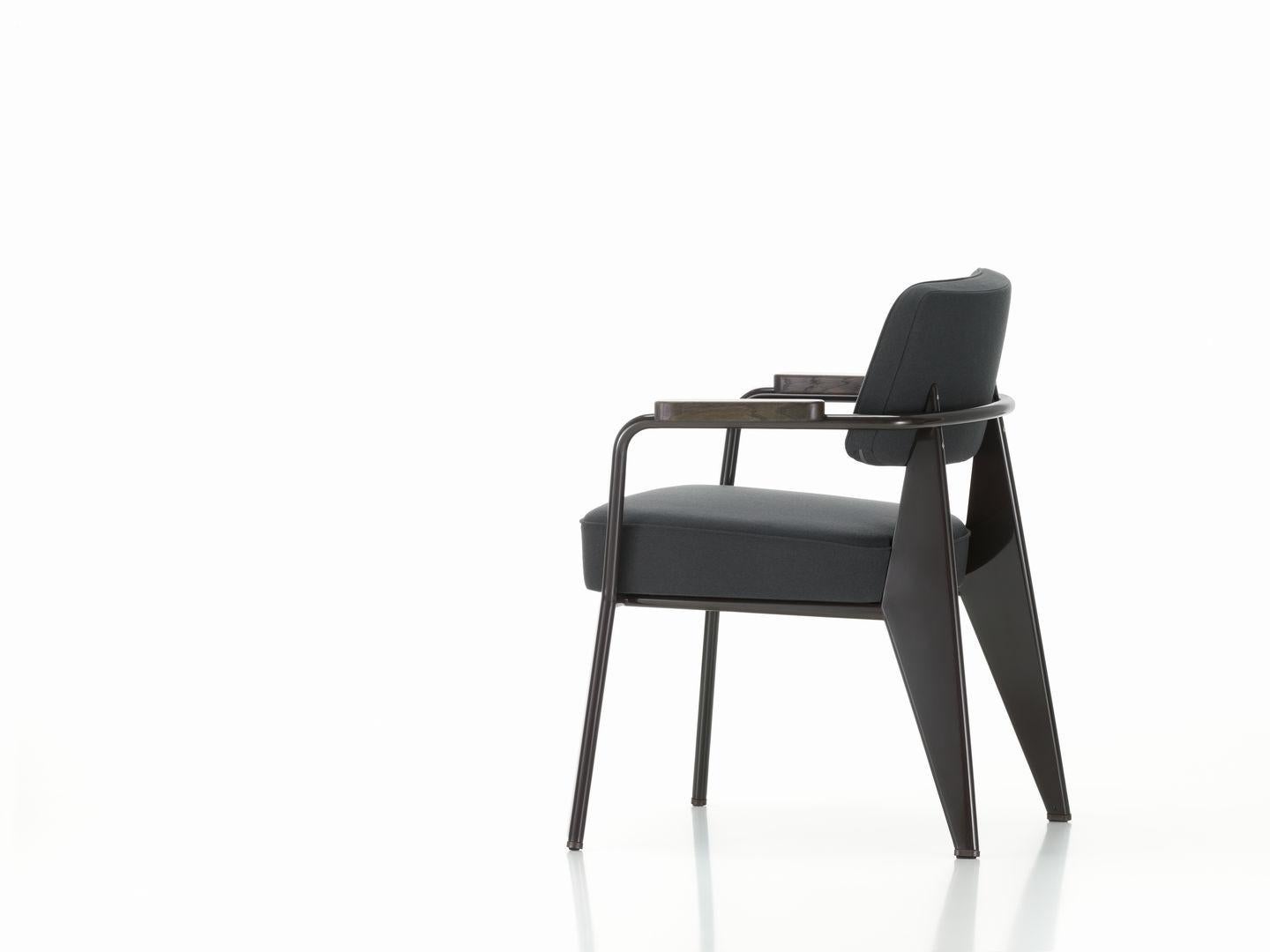 Contemporary Jean Prouvé Fauteuil Direction Chair by Vitra