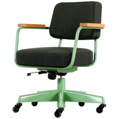 Jean Prouvé:: Fauteuil Direction Pivotant 1951 Limited RAW Office Edit:: Chair