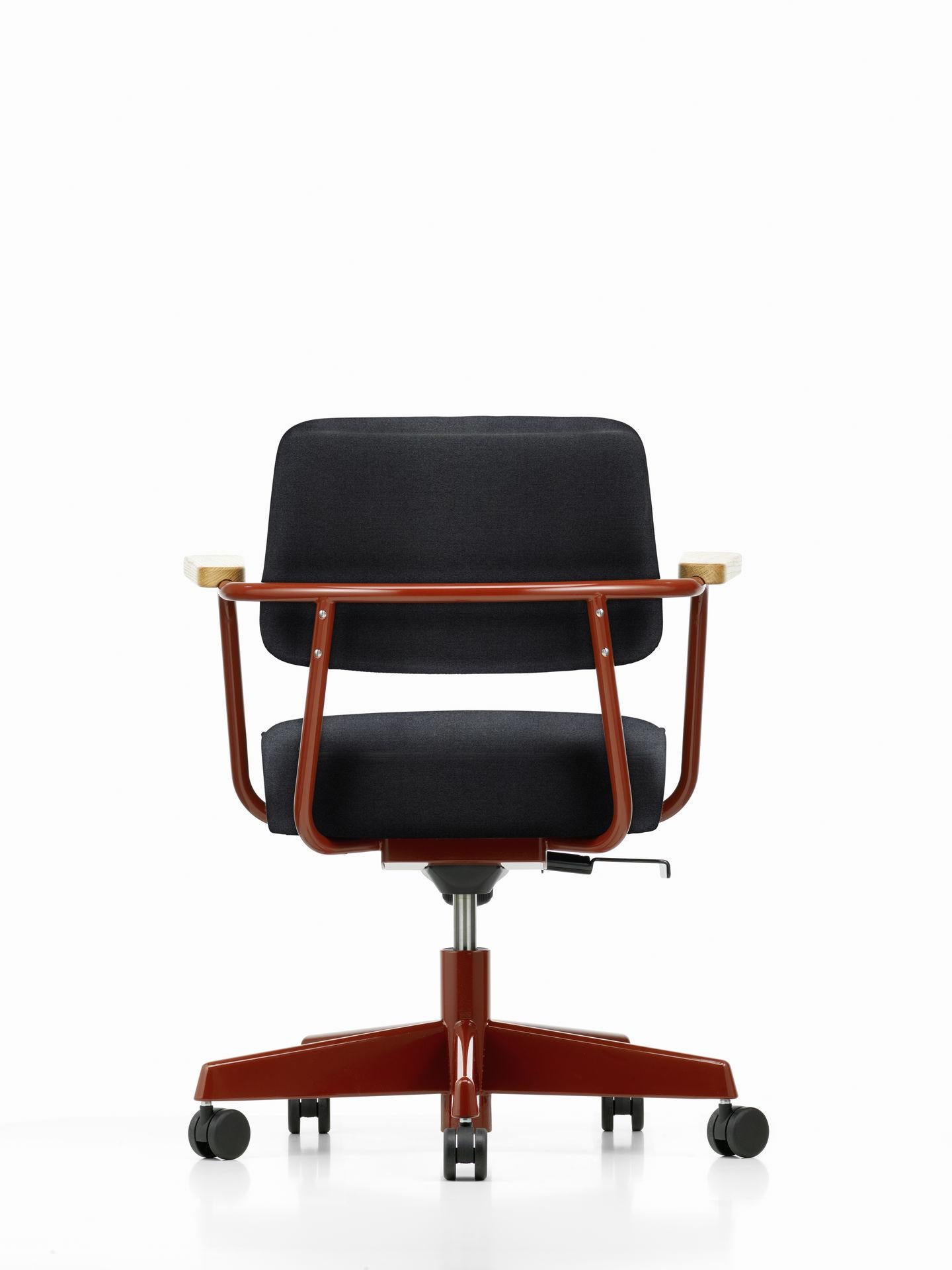 Mid-Century Modern Jean Prouvé Fauteuil Direction Pivotant Office Chair by Vitra